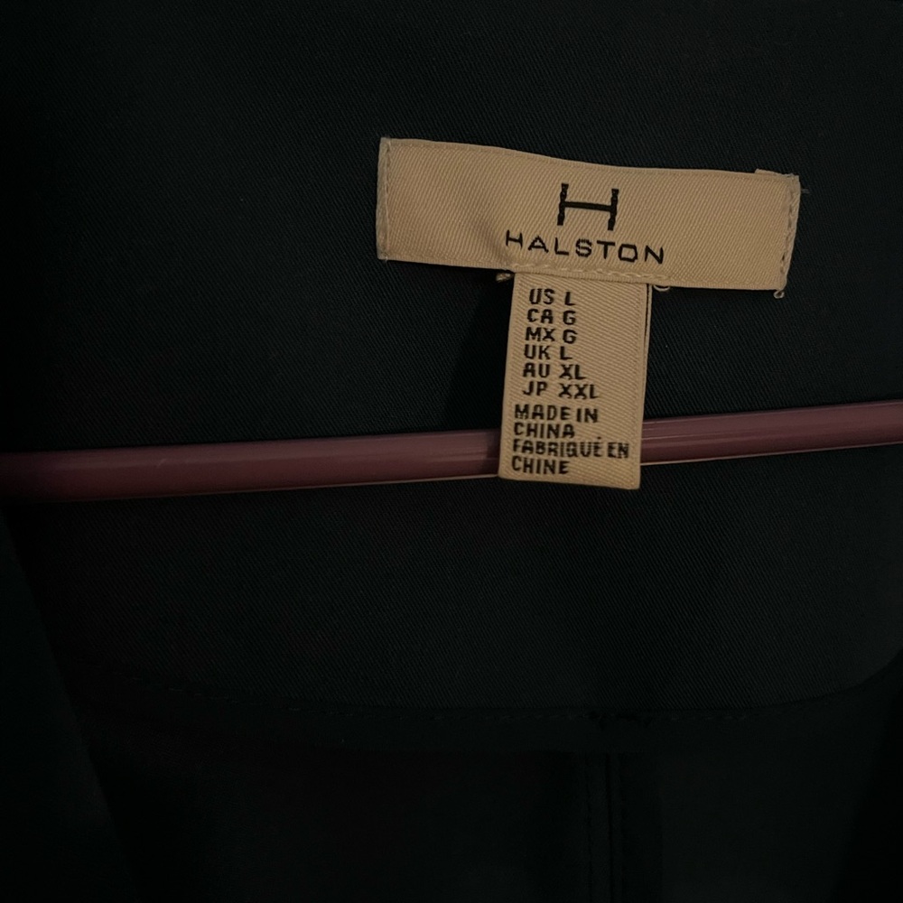 Women's Blue Blazer / Halston large - Picture 5 of 5
